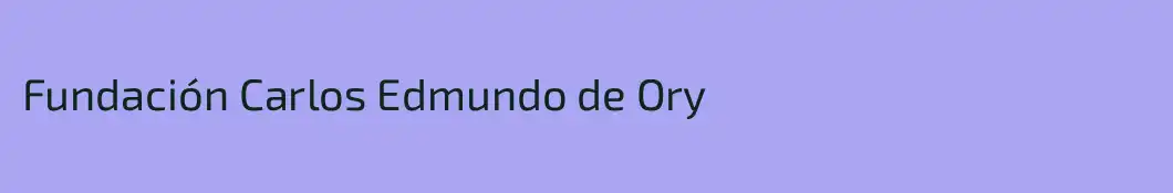 Fundación Carlos Edmundo de Ory